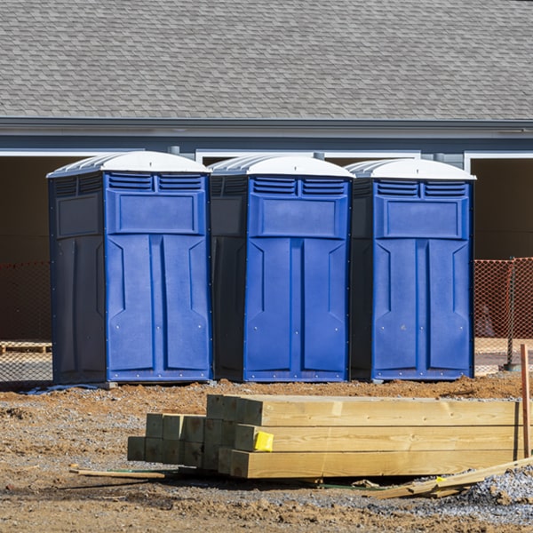 how can i report damages or issues with the portable restrooms during my rental period in Seymour IA